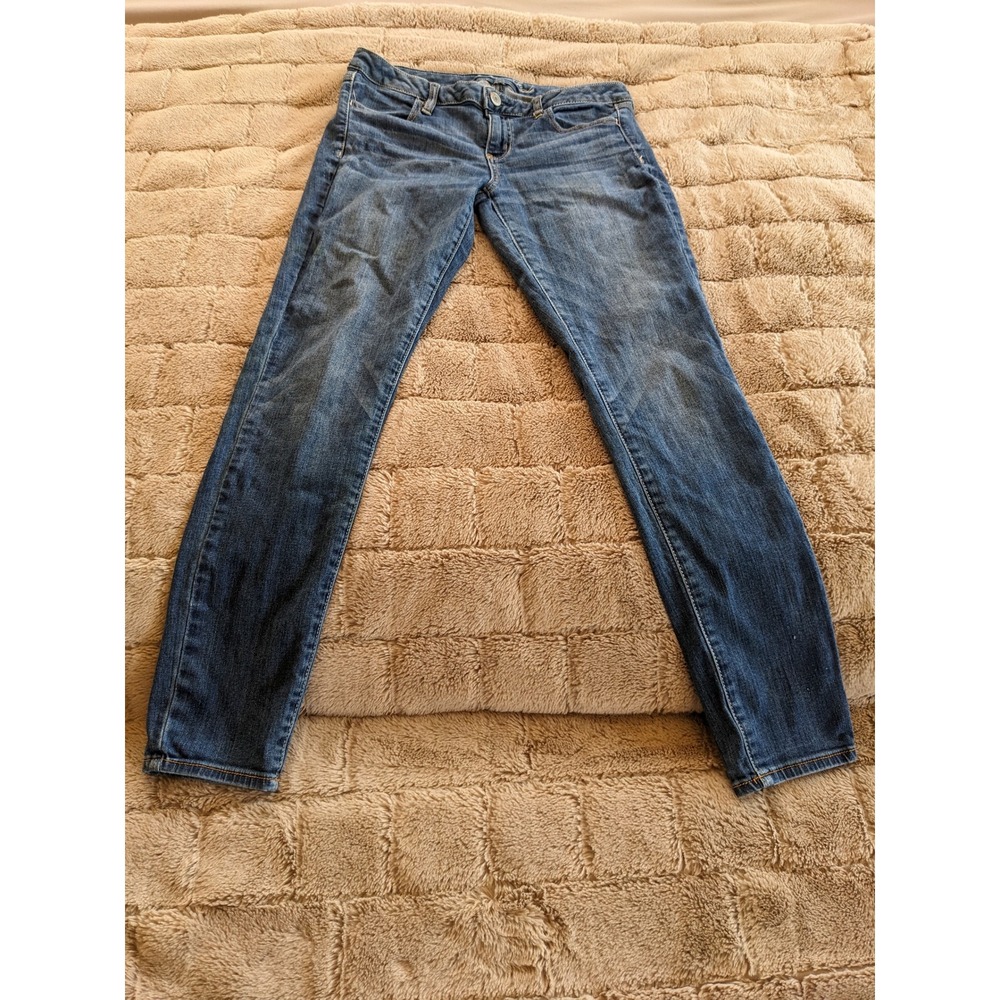 American Eagle Stretch Jegging Womens 10 Regular Medium Wash Skinny Denim Jeans